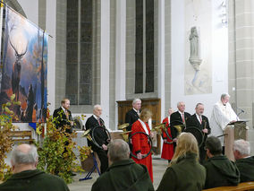 Hubertusandacht in St. Crescentius (© Karl-Franz Thiede)